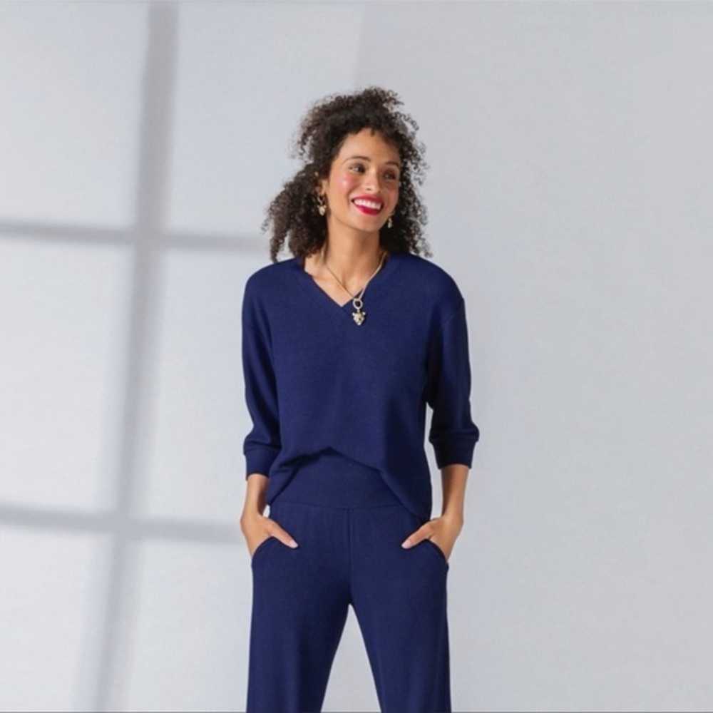 CAbi Small Blue Cuddle Tee